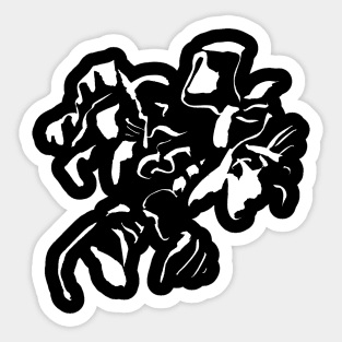 abstract ink Sticker